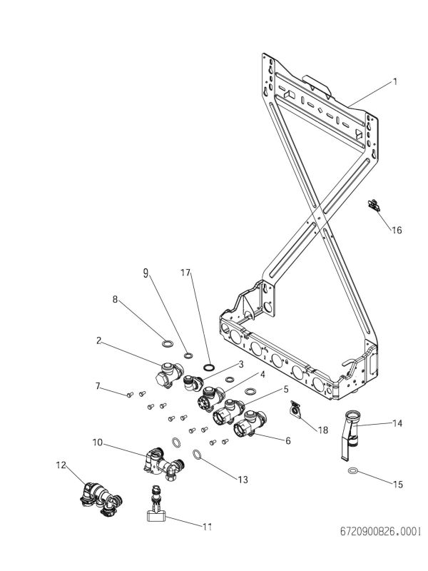 Exploded Diagram for WALL FRAME
