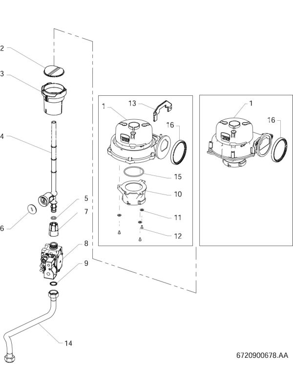 Exploded Diagram for GAS VALVE